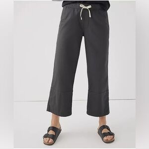 Pact Daily Twill Crop Pant Size XS Storm Grey/Blue